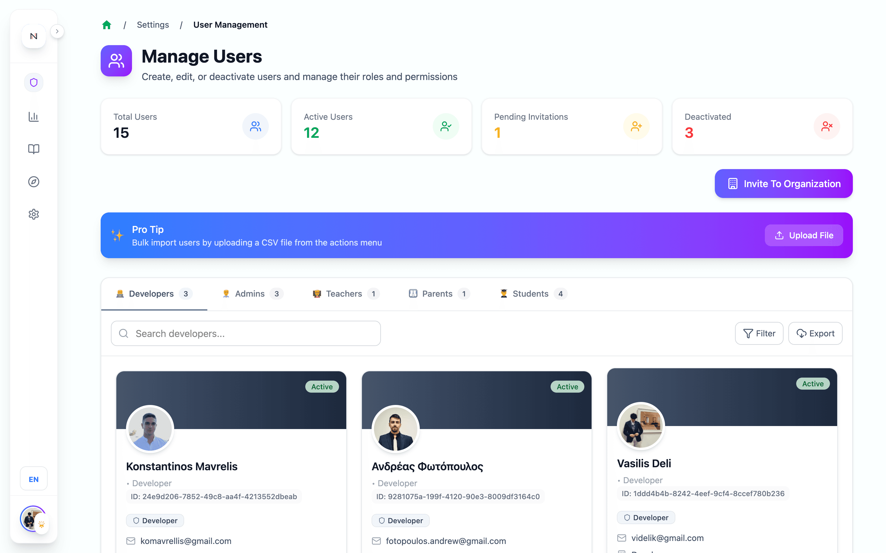 Dianoia Platform & Analytics Tools